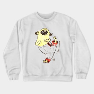 Karate Pug Crewneck Sweatshirt